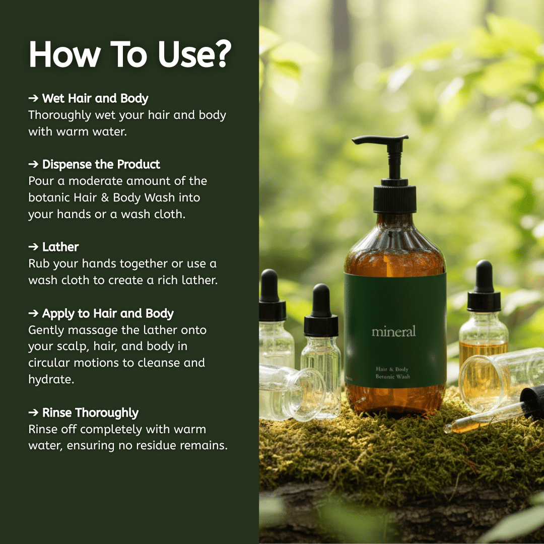 Hair & Body Botanic Wash - Mineral