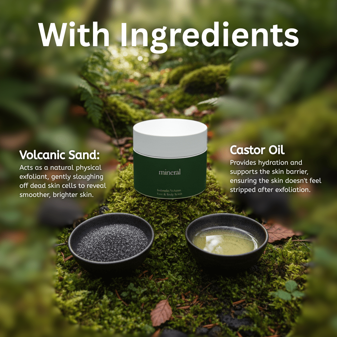 Icelandic Volcano Face & Body Scrub - Mineral