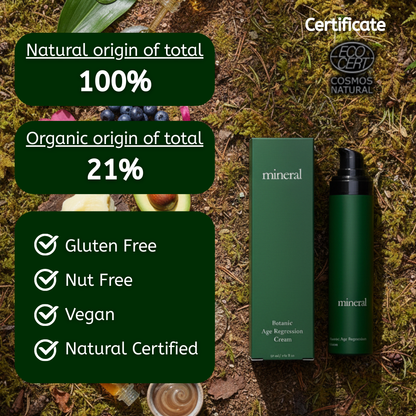 Make Your Skin Look Young With Botanic Age Regression Cream - Mineral Ecocert certified skin care