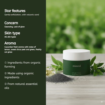 Icelandic Volcano Face & Body Scrub - Mineral
